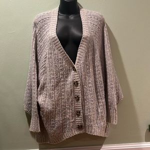 Out from under-anthropologie oversized button up cardigan